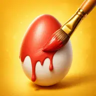 Easy Easter Coloring Eggs