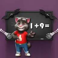 Halloween Tom Math Challenge