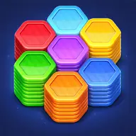 Hexa Color Stack Game