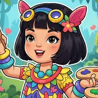 Jungle Girl: Coloring Pages