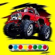 Monster Jeep Coloring