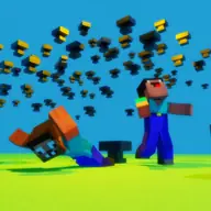 Noob vs Pro But Anvil Rain Minecraft