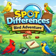 Spot Differences Bird Adventure