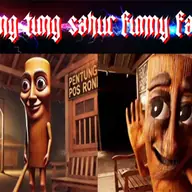 Tung Tung Sahur Funny Face