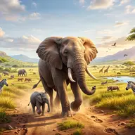 Zoo Elephant Simulator City Attack